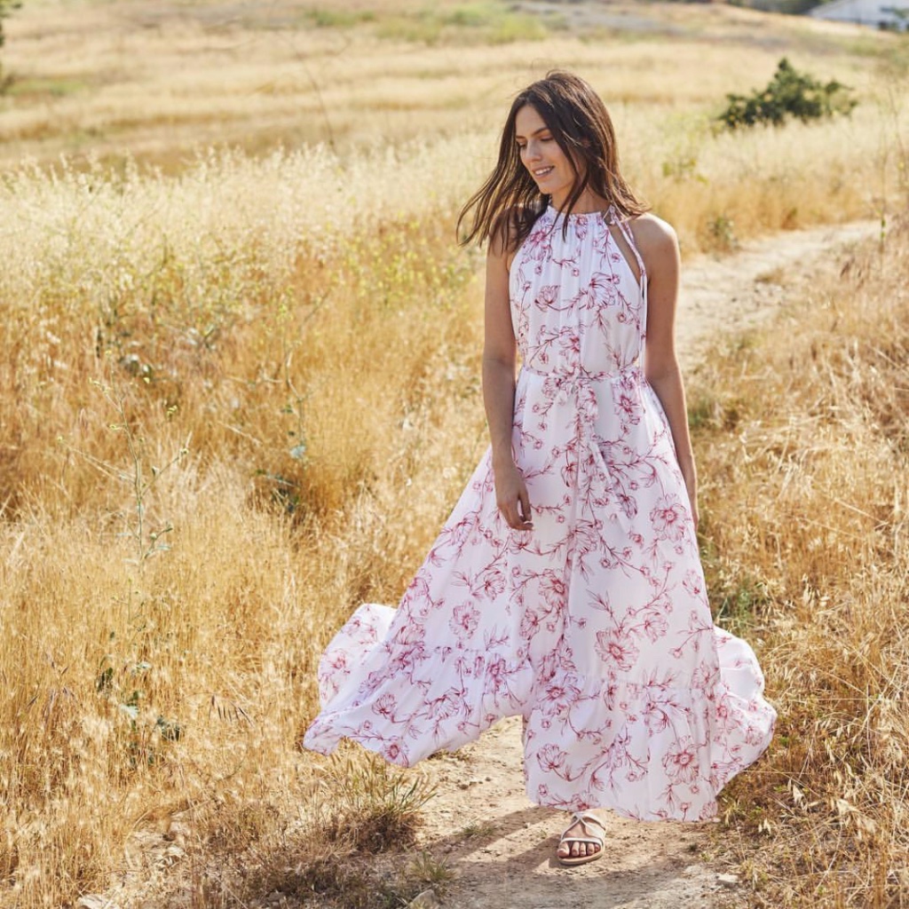 Ml Monique Lhuillier Freesia Maxi Dress